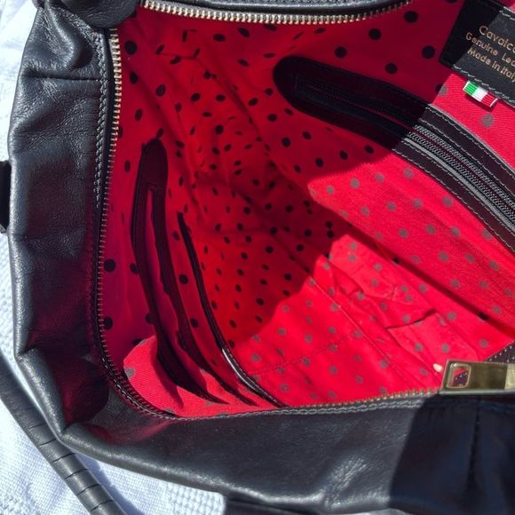 CAVALCANTI LEATHER SHOULDER BAG - Picture 15 of 16